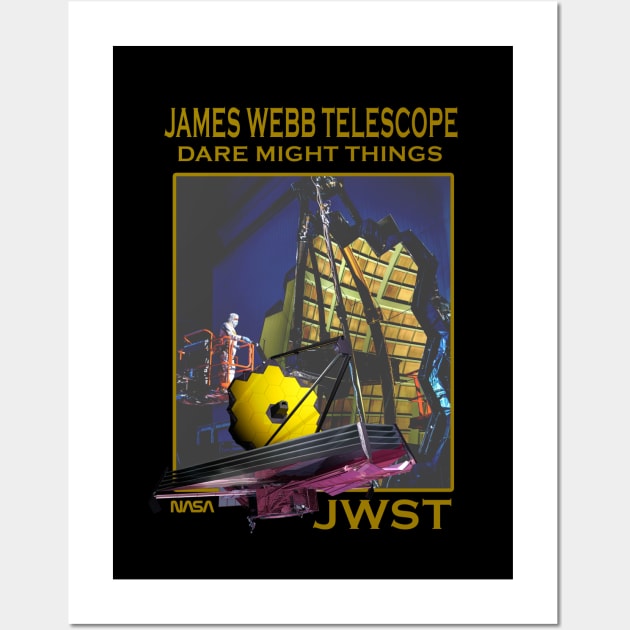 james webb space telescope - JWST Wall Art by Claessens_art